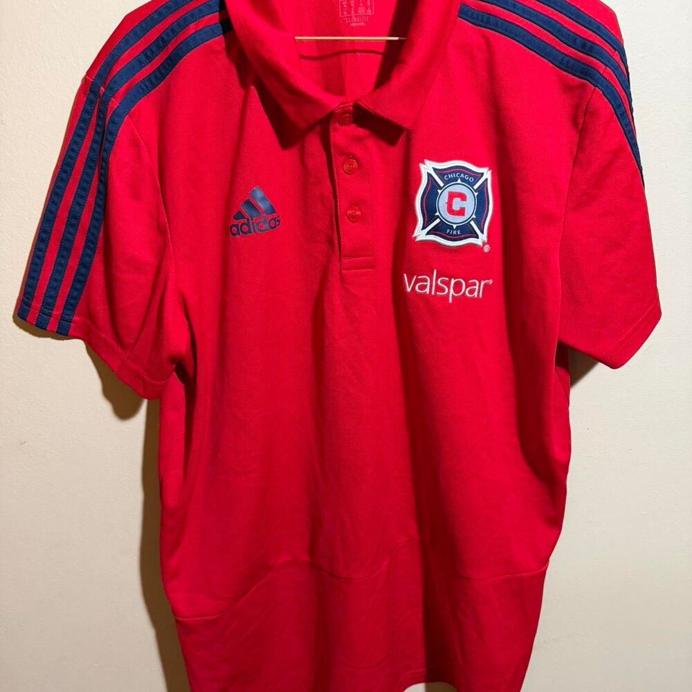 Adidas Men's Red Polo-shirts